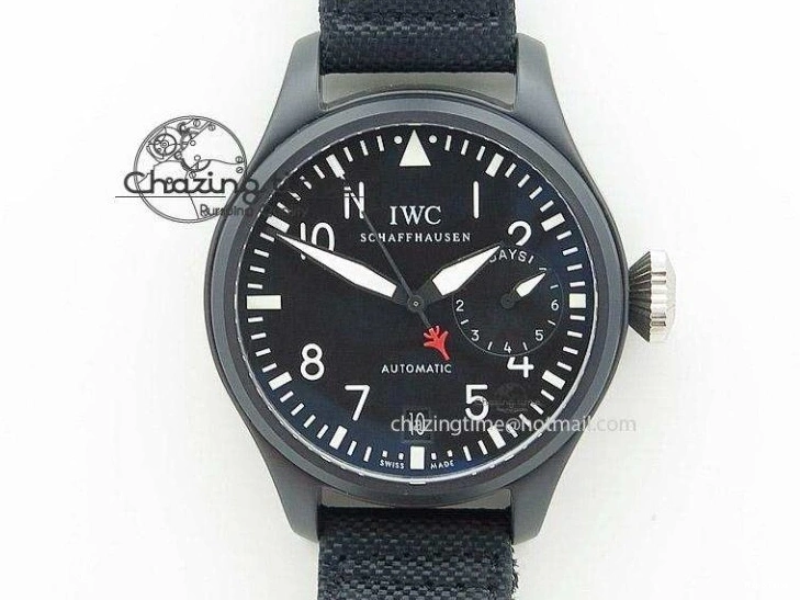 MIROTIME 0319 Portofino IW458101 RG MK 1:1 Best Edition Silver Dial On Red Leather Strap MIYOTA FashionForward 7162